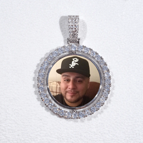 3D Spinning 2-Faced Custom Picture Pendant