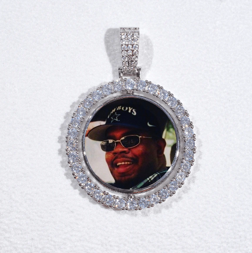 3D Spinning 2-Faced Custom Picture Pendant