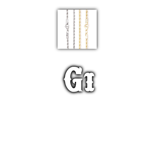 Custom Letters Freibeuter Font Necklace