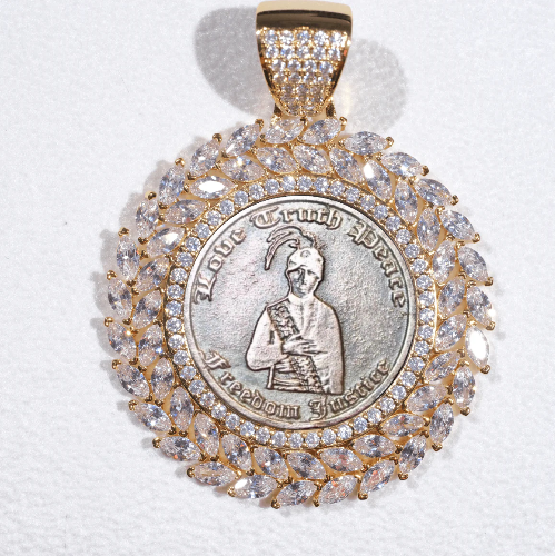 Large 3D Wheat Ear Custom Picture Pendant