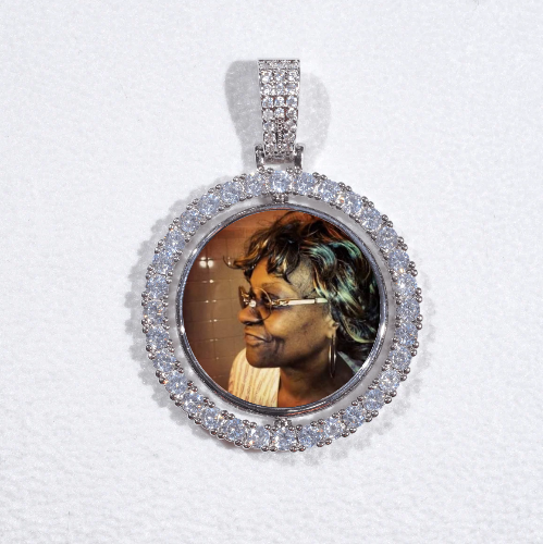 3D Spinning 2-Faced Custom Picture Pendant
