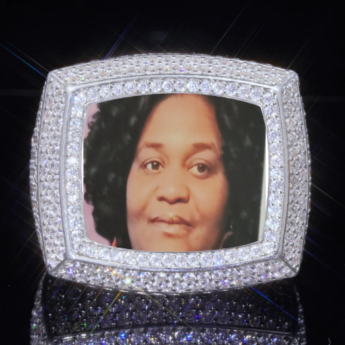 3D CUSTOM PICTURE ICED RING