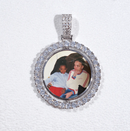 3D Spinning 2-Faced Custom Picture Pendant