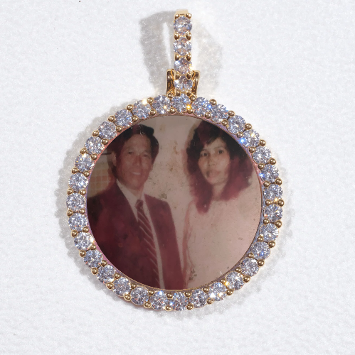 3D CIRCLE CUSTOM PICTURE PENDANT SMALL SIZE
