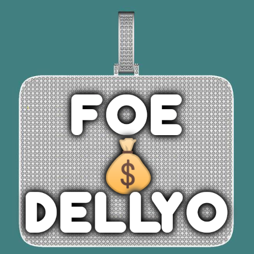 CUSTOM LETTER NECKLACE 3D BIG SQUARE