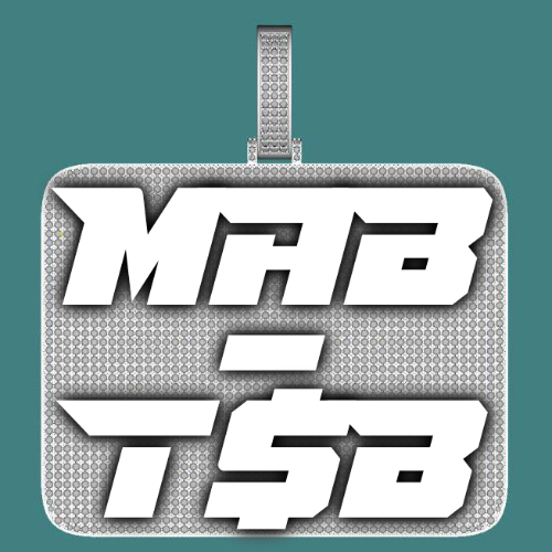 CUSTOM LETTER NECKLACE 3D BIG SQUARE