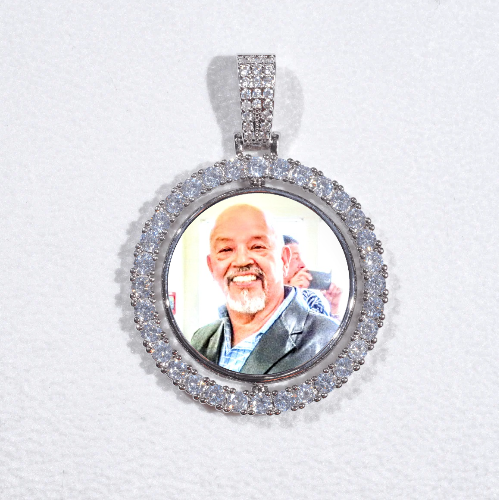 3D Spinning 2-Faced Custom Picture Pendant