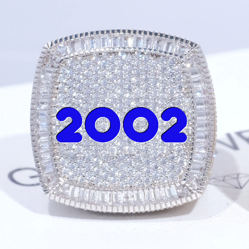 CUSTOM LETTER 3D ICED RING