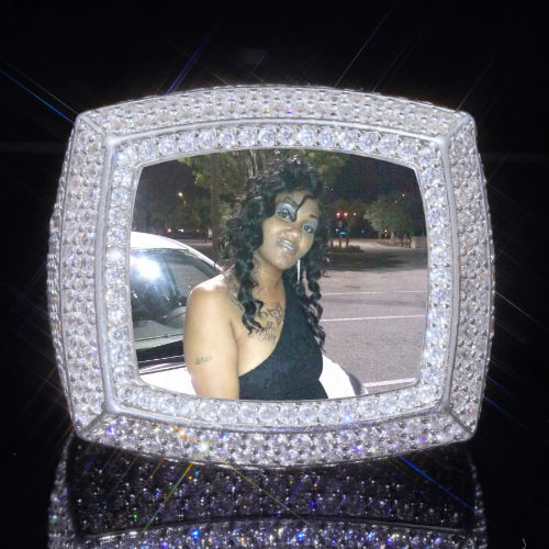 3D CUSTOM PICTURE ICED RING