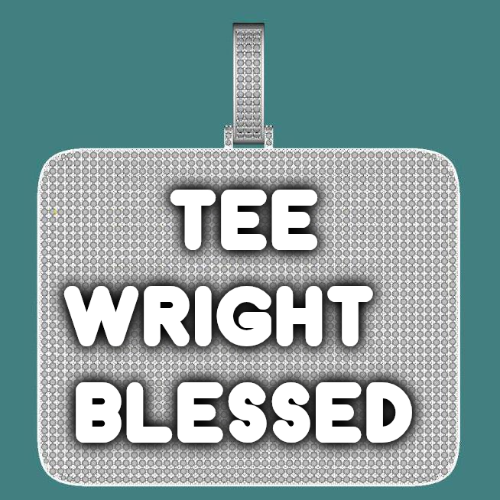 CUSTOM LETTER NECKLACE 3D BIG SQUARE