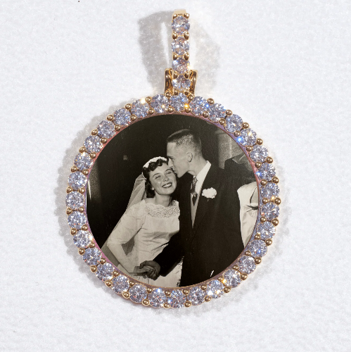 3D CIRCLE CUSTOM PICTURE PENDANT SMALL SIZE