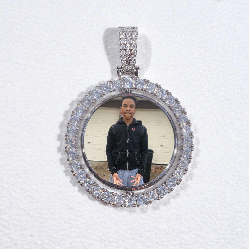 3D Spinning 2-Faced Custom Picture Pendant