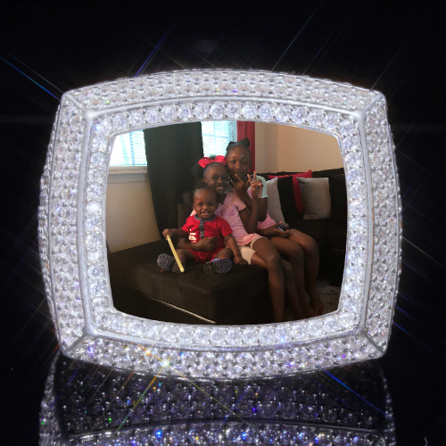 3D CUSTOM PICTURE ICED RING