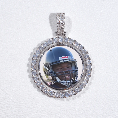 3D Spinning 2-Faced Custom Picture Pendant