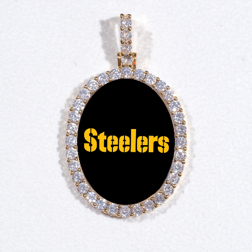 3D Oval Custom Picture Pendant