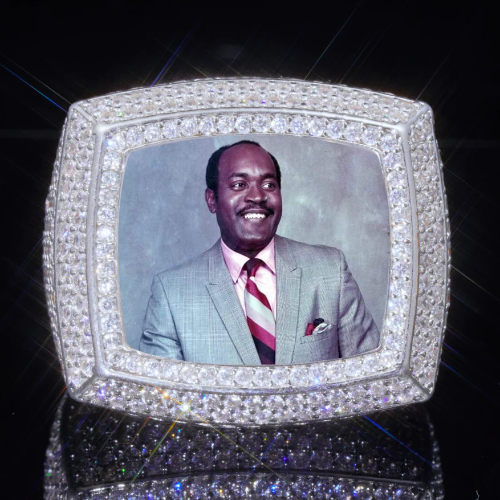 3D CUSTOM PICTURE ICED RING