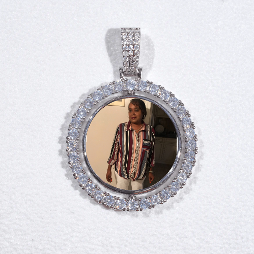 3D Spinning 2-Faced Custom Picture Pendant