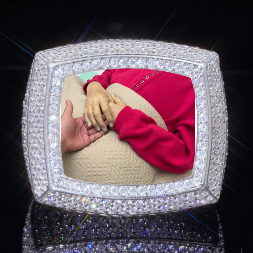 3D CUSTOM PICTURE ICED RING