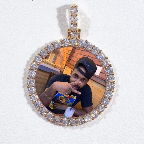 3D CIRCLE CUSTOM PICTURE PENDANT SMALL SIZE