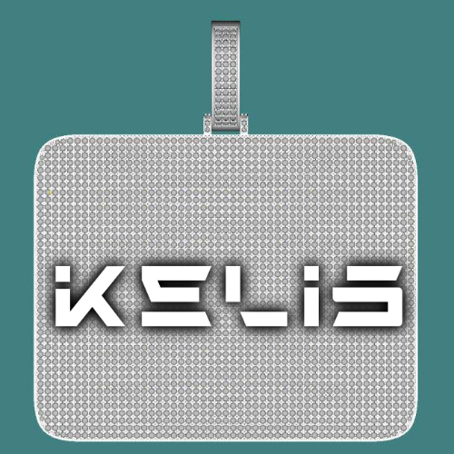 CUSTOM LETTER NECKLACE 3D BIG SQUARE