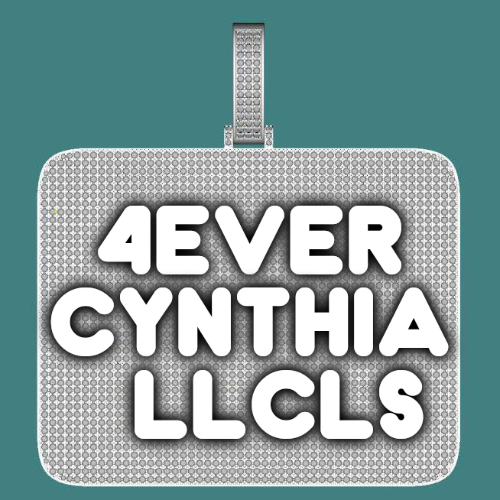 CUSTOM LETTER NECKLACE 3D BIG SQUARE