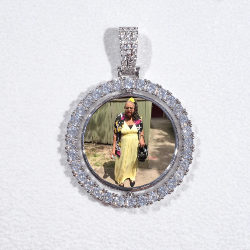 3D Spinning 2-Faced Custom Picture Pendant