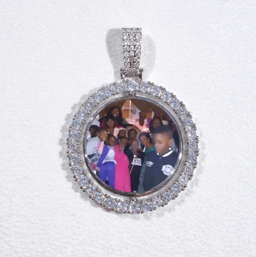 3D Spinning 2-Faced Custom Picture Pendant