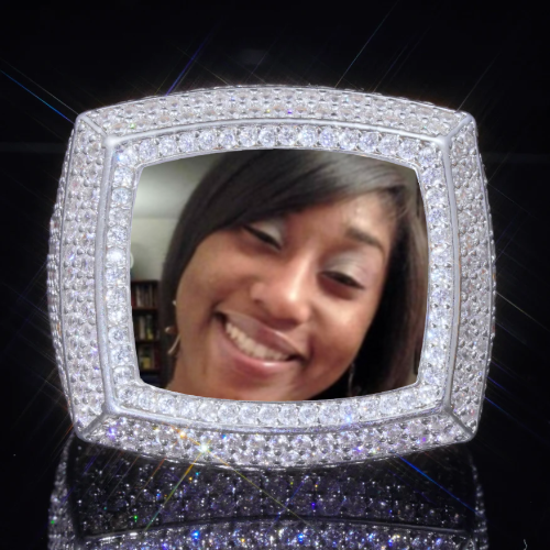 3D CUSTOM PICTURE ICED RING