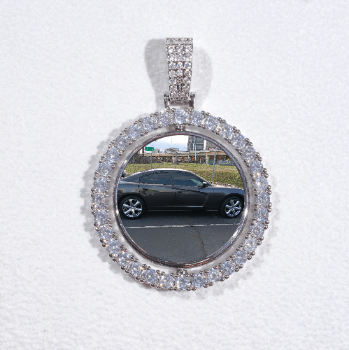 3D Spinning 2-Faced Custom Picture Pendant