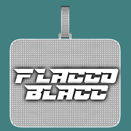 CUSTOM LETTER NECKLACE 3D BIG SQUARE