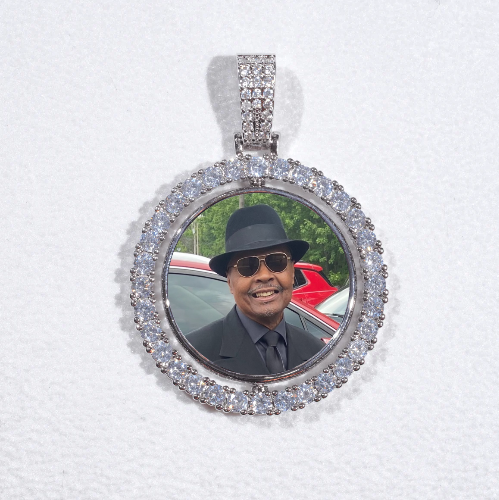 3D Spinning 2-Faced Custom Picture Pendant
