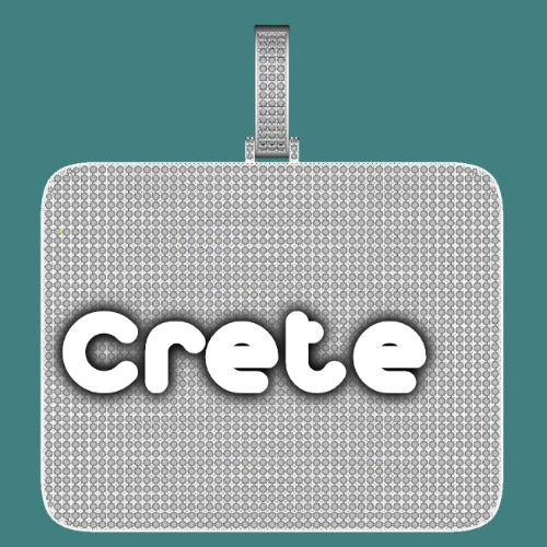 CUSTOM LETTER NECKLACE 3D BIG SQUARE
