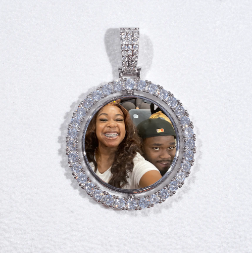 3D Spinning 2-Faced Custom Picture Pendant