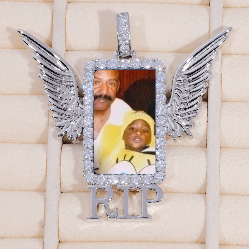 RIP WING 3D CUSTOM PICTURE PENDANT