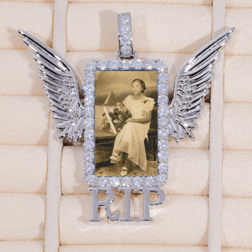 RIP WING 3D CUSTOM PICTURE PENDANT