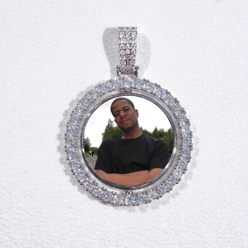 3D Spinning 2-Faced Custom Picture Pendant