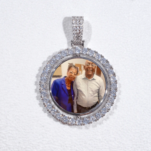 3D Spinning 2-Faced Custom Picture Pendant
