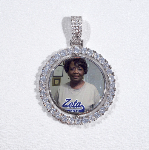 3D Spinning 2-Faced Custom Picture Pendant