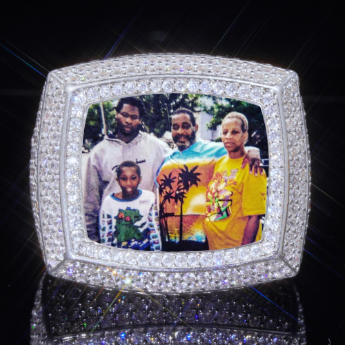 3D CUSTOM PICTURE ICED RING