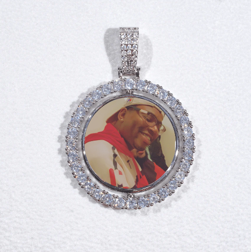 3D Spinning 2-Faced Custom Picture Pendant