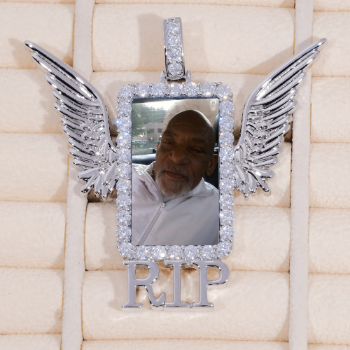 RIP WING 3D CUSTOM PICTURE PENDANT