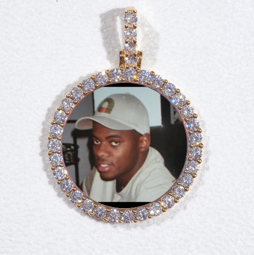 3D CIRCLE CUSTOM PICTURE PENDANT SMALL SIZE