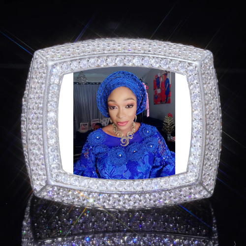 3D CUSTOM PICTURE ICED RING