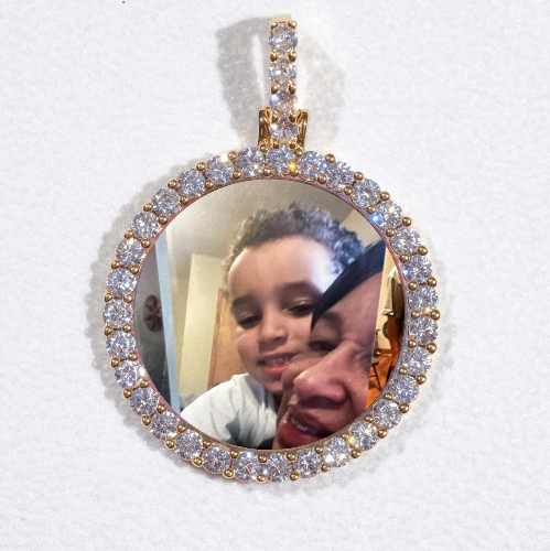 3D CIRCLE CUSTOM PICTURE PENDANT SMALL SIZE