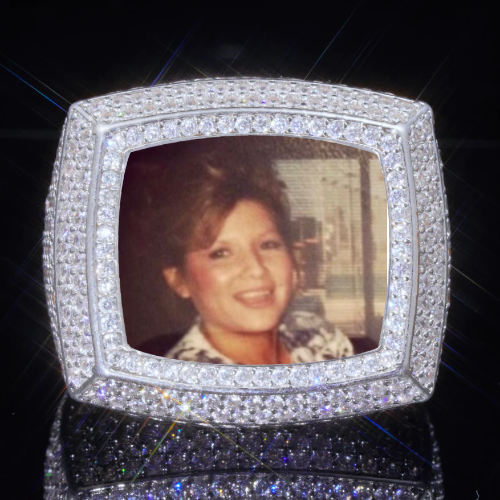 3D CUSTOM PICTURE ICED RING