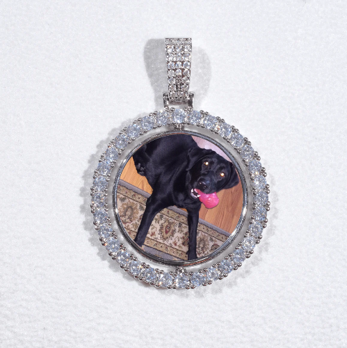 3D Spinning 2-Faced Custom Picture Pendant