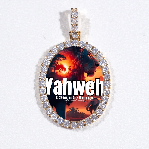 3D Oval Custom Picture Pendant