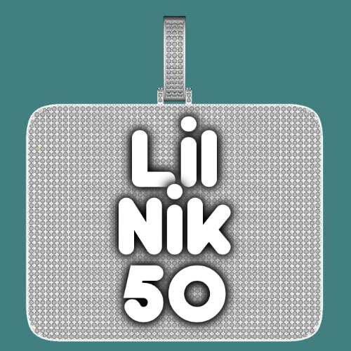 CUSTOM LETTER NECKLACE 3D BIG SQUARE
