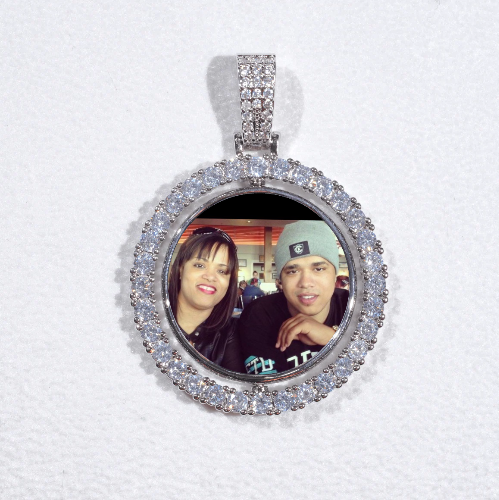 3D Spinning 2-Faced Custom Picture Pendant