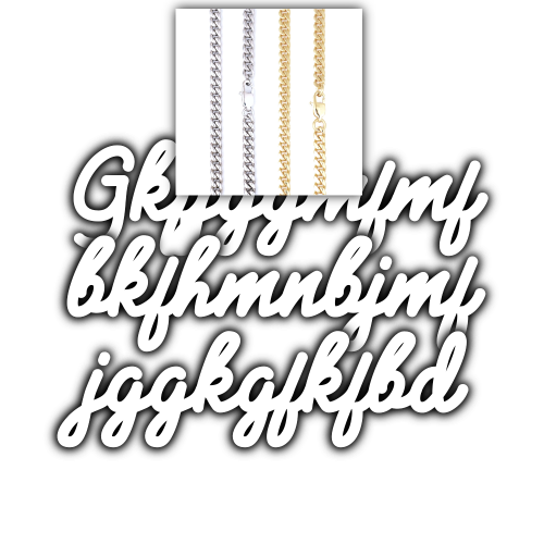 Script Custom Letter Necklace